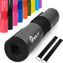 Barbell Pad Squat Pad for SquatsSquat Bar PadGreat for Weightlifting,Lunges and Hip ThrustsFoam Sponge PadFit Standard and Olympic Bars Perfectly (Black)