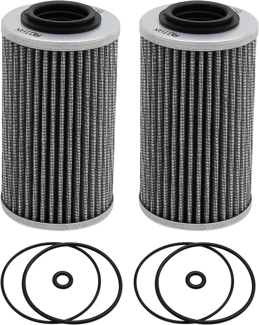 EATAKWARD 2 Pack Oil Filter 420956744, Replacement for Can-Am Spyder and Sea Doo 1503 and 1630 Rotax Engine for 130hp - 300hp Seadoo Watercraft, 420956743, 420956747