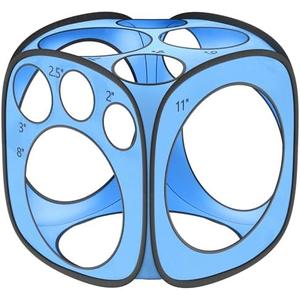 13 Sizes Balloon Sizer Cube Box (2-12 Inch), Collapsible Balloon Measurement Tool for Party Arch Decorations & Columns