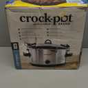 Crock-Pot SCCPVL600S Cook' N Carry 6-Quart Oval Manual Portable Slow Cooker, Silver