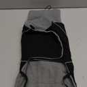 Brabtod Dog Winter Coat for Dachshund, Waterproof Miniature Dachshund Clothes Jacket, Small Dog Coat with Harness Slot, Dachshund Jumper with Turtle Neck, Pet Garment Ideal for Walking, Camping-Black-S