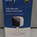 eufy Security Indoor Cam C120 | Plug-in Security Camera 3 MP | 2K with Wi-Fi | IP Camera | Voice Assistant Compatibility | Night Vision | Two-Way Audio | HomeBase 3 Compatible | Audio and Motion Alert