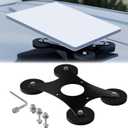 DAIERTEK Starlink Mini Car Magnetic Mount - Ultra Strong 220LBS Quick Release Roof Mount Kit, 360 Rotation, No Drill Universal Magnetic Car Mount for RV Van Truck Boat Yacht Vehicle