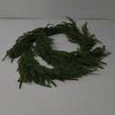 XmasExp Norfolk Pine Garland 6FT Real Touch Realistic Artificial Christmas Garland Decorations for Mantle Windows Indoor Outdoor