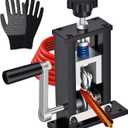 Manual Wire Stripping Machine, Gauge Wire 0.06"-1", Scrapping Copper Wire Peeler Machine, Drill Powered/Hand Crank Dual-drive Wire Stripper Tool for Scrap Copper Recycling & DIY etc.