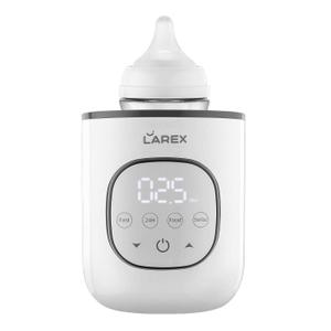 LAREX Bottle Warmer, Fast Baby Bottle Warmer for Breastmilk and Formula, with Timer and Accurate Temp Control, 8 in 1 Baby Milk Warmer BPA Free with Digital Display, Bottle Warmers for All Bottles