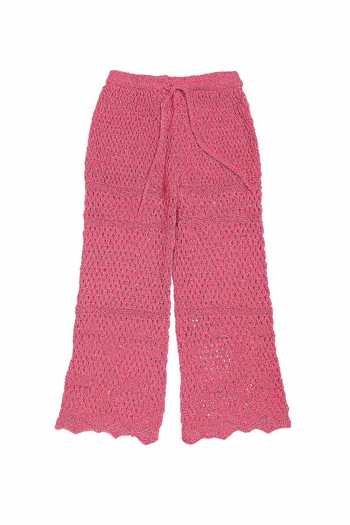 Womens Crochet Swimsuit Coverup Pants Length 34 Waist 11