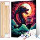 Graffitic American Basketball Player Paint by Number Extreme Sports DIY Acrylic Paintwork Kit for Adults Beginner Pop Art DIY Canvas Oil Paintings Arts Craft 16x20 Inch Home Decor Gift(DIY Frame)