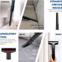 For Miele Vacuum Cleaner Attachments for Carpet, Tile Hard Floors, Dryer Vent, Corner, Car Detailing -Horsehair Hardwood Floor Brush, Flexible Crevice Tool & More Compatible with Miele C1 C2 C3