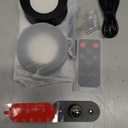 2PACK Romote LED Wall Sconce - Rechargeable Wall Light, 3 Colors & 3 Brightness Levels, 360 Magnetic Rotating Head, Bedside Reading Lamp, Easy Install Battery Operated Wall Lamp Black