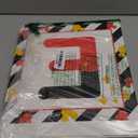 TONIFUL Mouse 1st Birthday Party Supplies Red Yellow Black Balloon Box with LettersRed Mouse Theme One Years Old Birthday Party Favors for Kids Baby Shower First Birthday Decoration