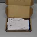 Moxweyeni 2 Pcs PVC Termination Cap for 3" Inner Diameter, Mesh Screen Vent Cover 304 Stainless Steel, for Furnace & Roof Vent Cap, Round Air Outlet Exhaust Water Drains Pipe with Gloves