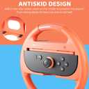 GLDRAM 2pc Steering Wheel Controller Grip for Switch 2 Joycon