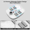 HOSPAN Collapsible Foot Spa with Heat, Bubble, Red Light, and Temperature Control, Foot Bath Massager with 8 Shiatsu Massage Rollers, Pedicure Foot Spa for Relaxation and Stress Relief