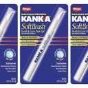 Kank-A Soft Brush Tooth Mouth Pain Gel Maximum Strength, White, 0.21 Oz, Pack of 3