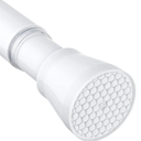 Tension Curtain Rod for Windows 28 to 48 inch, Adjustable Expandable Pressure Spring Curtain Rod No Drilling, 7/8" Curtain Rod for Bedroom Doorway Closet Door