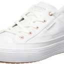 Skechers Women's Arch Fit Arcade-Meet Ya There Sneaker, White, 7 Wide