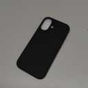 ORNARTO Compatible with iPhone 17 Case 6.3, Slim Liquid Silicone 3 Layers Full Covered Soft Gel Rubber Phone Case Protective Cover 6.3 Inch, Black