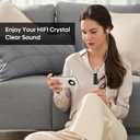 2 x CKG Sleep Earbuds for Side Sleepers, All Silicone Made with Soft and Zero-Pressure Comfortable Earbuds for Sleeping on Side,12 Hours Playtime, Bluetooth Multipoint for Personalized Sleep Aid Music