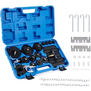 Orion Motor Tech Brake Master Cylinder Bleeder Kit, Brake Bleeder Kit with 12 Master Cylinder Adapters, Brake Bleeding Tool Compatible with Lexus BMW Toyota Audi More, Brake Fluid Bleeding Kit