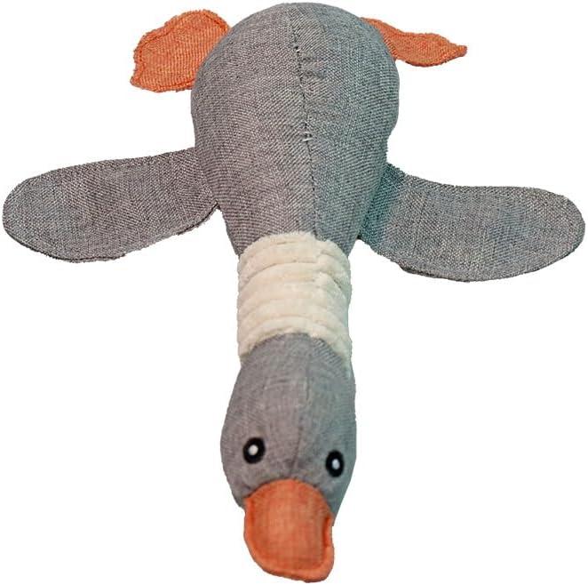 Soft and Cuddly Plush Squeaky Toy for Dogs & Cats - Perfect Chew Toy for Playtime, Interactive Fun, and Comfort  Ideal Pet Gift for All Breeds (Gray)