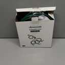 DEWENWILS 25Ft Outdoor Extension Cord Multiple Outlets, Evenly Spaced 3 Outlets Plugs with Safety Cover, 16/3 SJTW Weatherproof Wire for Outdoor String Lights and Holiday Decorations (Green)