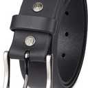 Levi's Men's Leather Casual Belt for Jeans or Everyday Wear (X-Large (42-44), Black Benito)
