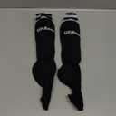 WILSON Soccer Sock Shin Guards - Youth and Peewee Sizes (Youth (Pack of 2), Black)