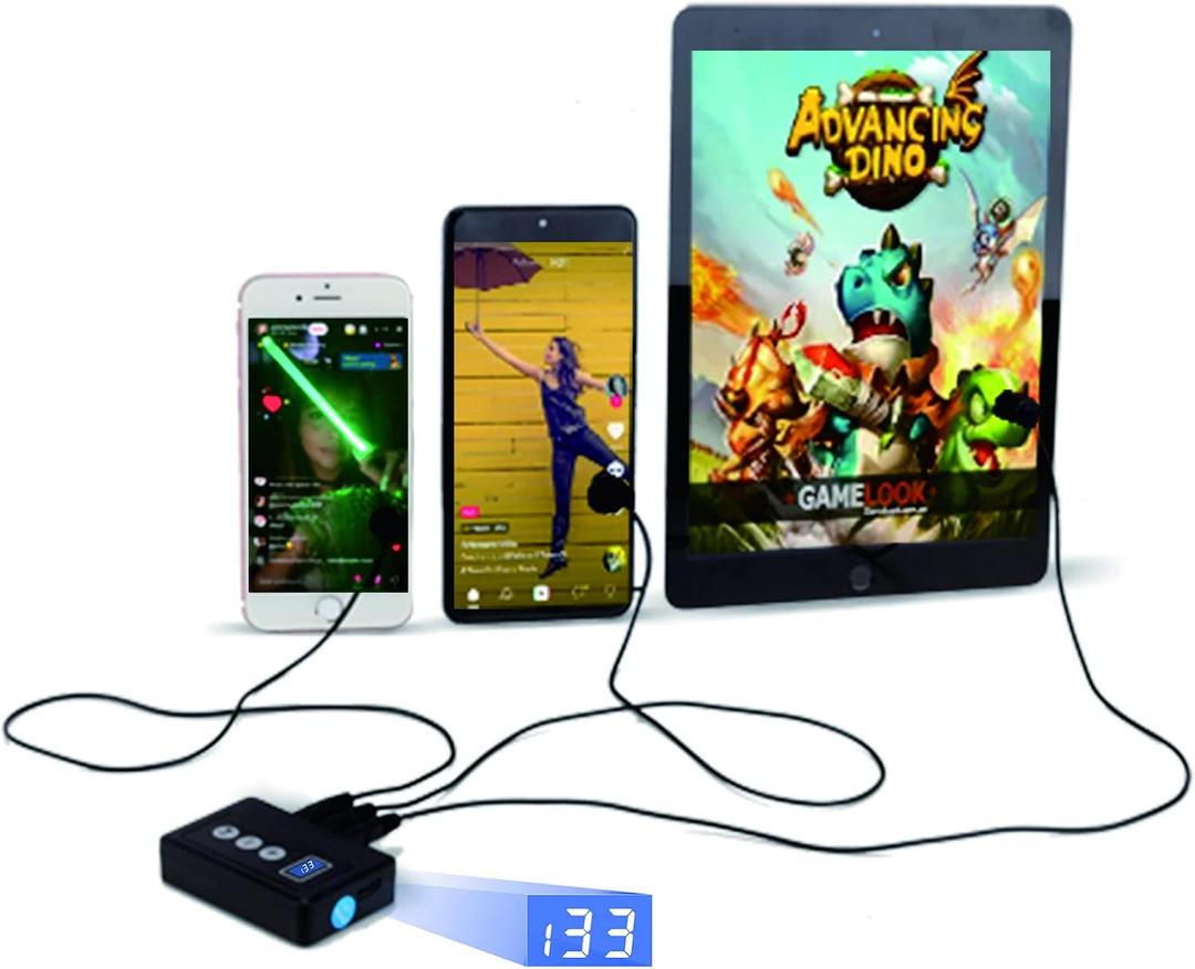 Auto Clicker for iPhone iPadScreen Device Automatic Tapper for Android IOSSimulated Finger Continuous Clicking, Adjustable Speed Physical ClickerSuitable for Gameing Reward