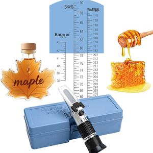 Honey Maple Syrup brix Refractometer /58-90 brix 10-33 Moisture Meter/Homebrew Sucrose Brewing Sugar aichose Hydrometer/Beekeeping Supply ATC Honey Maple Syrup brix Refractometer /58-90 brix 10-33 Moisture Meter/Homebrew Sucrose Brewing Sugar aichose Hydrometer/Beekeeping Supply ATC