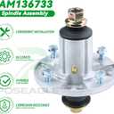 3 Pack AM136733 Spindle Assembly Replaces John Deere AM137483 Spindle AM143469 AM134292 AM137097 for John Deere X300 X300R X304 X310 X324 Z225 Z235 Z245 42" Lawn Tractors