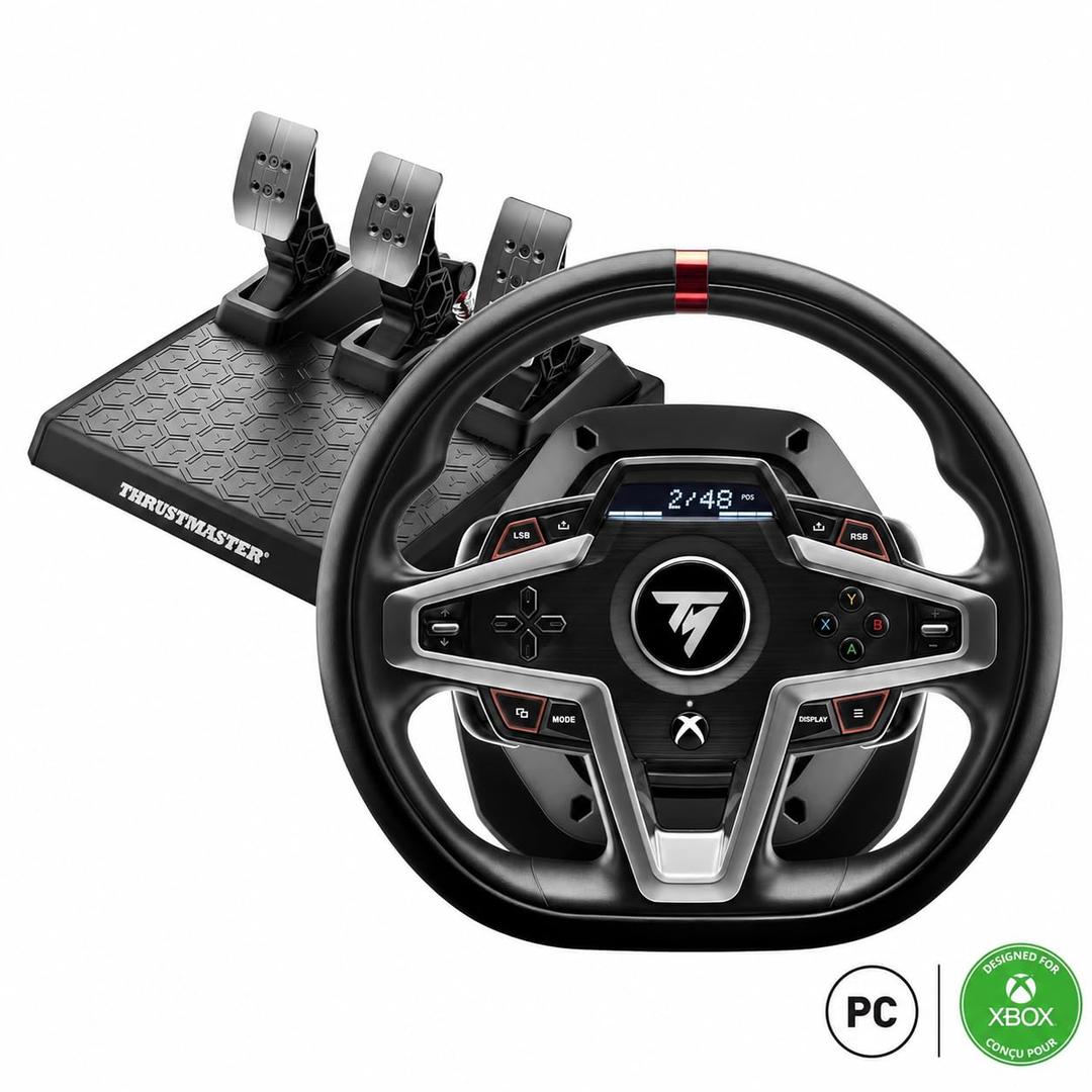 Thrustmaster T248 X Force Feedback Racing Wheel & Pedal Set - XBOX & PC
