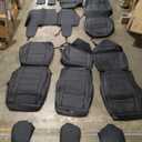 Car Seat Covers Black 8 Pieces