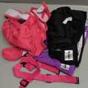 3 Pack Avont Washable Female Dog Diaper with Suspender, Reusable Girl Doggie Diapers for Small Medium Large Doggy in Heat Cycle Period Incontinence -XL (Black/Pink/Purple)