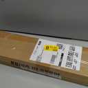 L Shaped Corner Shower Curtain Rod, Adjustable [24.3" - 47.6"] x [24.3" - 47.6"] 90 Degree Square Shower Curtain Rod with 12 Hooks & Ceiling Support for Bathroom Bathtub - Matte Black