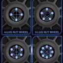 M14x1.5 Lug Nuts Set of 20 Compatible with Sequoia Landcruiser Tundra Lexus LX Black 7/8 22mm Hex Mag Washer Lug Nuts 1.85 Inch