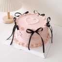 3 x Anwyll Twist Tie Bows 5x7Inch - 30Pcs Premade Black Gift Bow for Cake Gift Wrapping Balloon Craft Treat Bag Black Satin Ribbon Bows for Wedding Baby Shower Birthday Party Halloween Christmas Decor