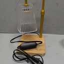 Candle Warmer Lamp Timer Adjustable - Height Wax Melt Electric Light Warming Dimmable Top Melter Heater for Melting Heating Small Jar Candles Gifts Women Mom Birthday Home Desk Decor with 2 Bulbs (Transparent)