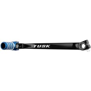 Tusk Folding Shift Lever Black/Blue Tip Compatible with Honda TRX 400EX 1999-2008/Compatible with Yamaha Raptor 700 2006-2025