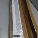 LazBlinds Cordless Cellular Shades, No Tools No Drill Blackout Honeycomb Shades Pleated Blinds for Windows, 45" W x 64" H, Silver White
