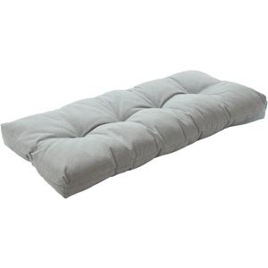 FUNHOME Outdoor Bench Cushion 45 x18 inch with Non-Slip Grips,Water Resistant Porch Swing Cushion,Bench Pillow Pads,Tufted Cushions for Patio Garden Furniture,45" Seat Cushions(Light Gray)