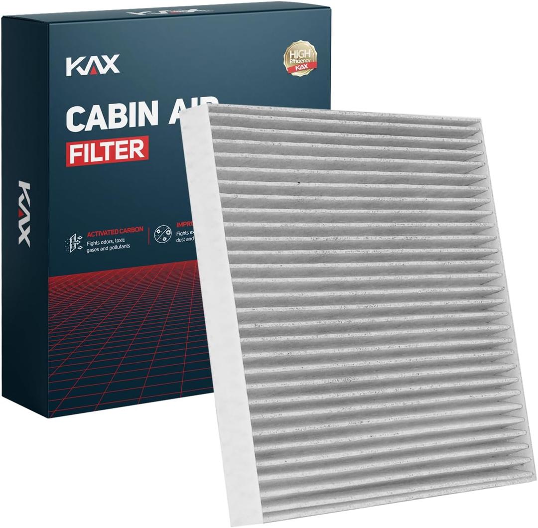 KAX Cabin Air Filter CF11819 Replace for Equinox2010-2017,Sonata 2011-2014, Optima 2011-2015, Santa Fe(Sport/XL), Terrain, Vue, Sedona, with Activated Carbon Cabin Filter