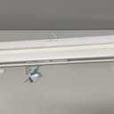 DEZ FURNISHINGS Cordless 1" Light Filtering Cellular Shade, 22"W x 64"H, White