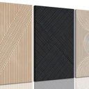Bwodke Framed Neutral Abstract Wall Art Modern Minimalist Line Canvas Poster Prints Set of 1 Boho Beige Black Brown Geometric Decor Picture Painting Living Room Bedroom Office 16"x24"