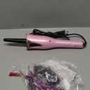 Automatic Curling Iron, Curling Wand Self Rotating for Medium and Long Hair, with Guider Rod - Easy to Use, No Burns, No Tangle, Fast Curl, 1 Inch, Dual Voltage, Automatic Hair Curler for Teen Girls