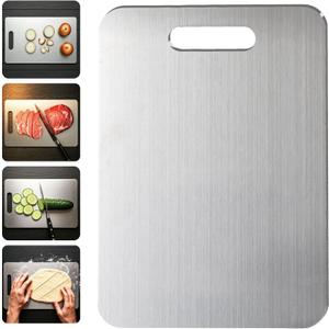 Titanium Cutting Board, 2025 New Upgrade 100% Pure Titanium Cutting Boards for Kitchen, Hygiene & Durability Non Stick Chopping Board, Double sided Cutting Board, Dishwasher Safe (13 x 9 in) (13.2"L x 9.3"W)