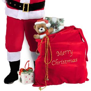 ReneeCho Santa Christmas Bag Gift Sack X-mas Accessories 30x35 inches Large Size