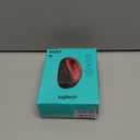 Logitech M317 Wireless Mouse, 2.4 GHz with USB Receiver, 1000 DPI Optical Tracking, 12 Month Battery, Compatible with PC, Mac, Laptop, Chromebook - Red