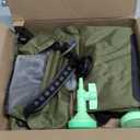 Solar Shower Bag | 5 Gal/20L Solar Heating Camping Shower Bag | Removable Hose | On-Off Switchable Shower Head | Ducha Portatil | Traveling Shower | Portable Shower for Beach Swimming, Hiking (Green)