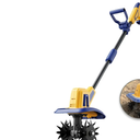 Cordless Tiller Cultivator Compatible with Dewalt 20V Battery(Tool Only), Electric Garden Tiller w/270 RPM, 48 Steel Tines, 8.7" Tilling Width, 6.3" Depth, Portable Rotary Tiller